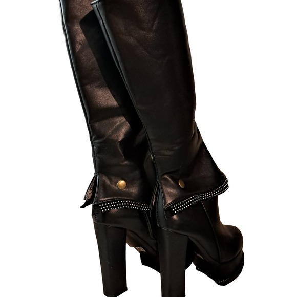 FABULOUS Convertible Boots snap on shin chaps to make Kneehigh - Picture 4 of 9